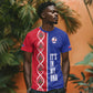Custom Afro-Haiti Football T shirt It's In My DNA - African Pride