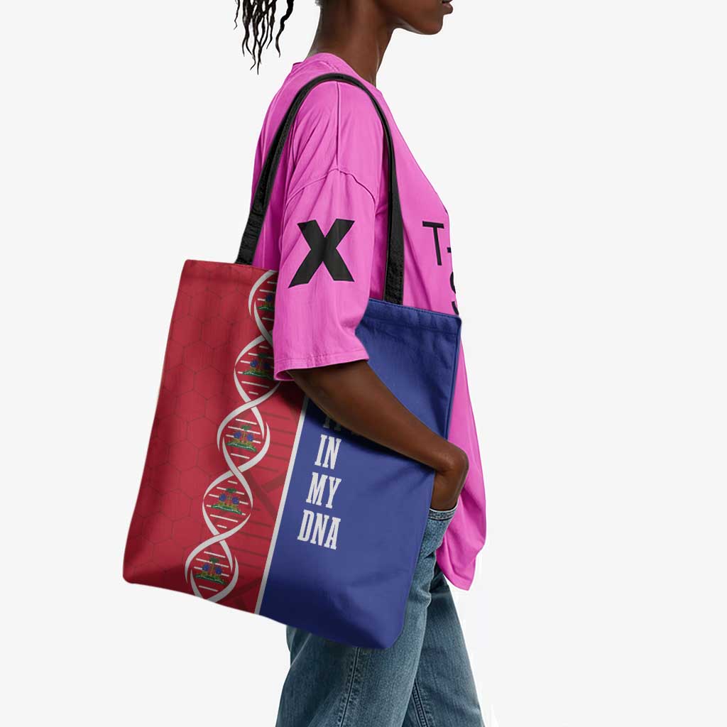 Afro-Haiti Football Tote Bag It's In My DNA - African Pride