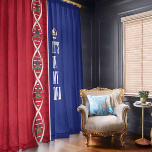 Afro-Haiti Football Window Curtain It's In My DNA - African Pride