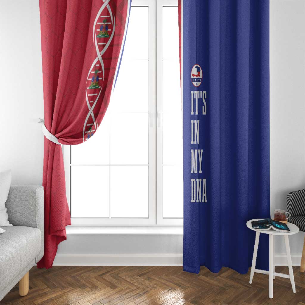 Afro-Haiti Football Window Curtain It's In My DNA - African Pride