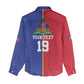 Custom Afro-Haiti Football Women Casual Shirt It's In My DNA - African Pride