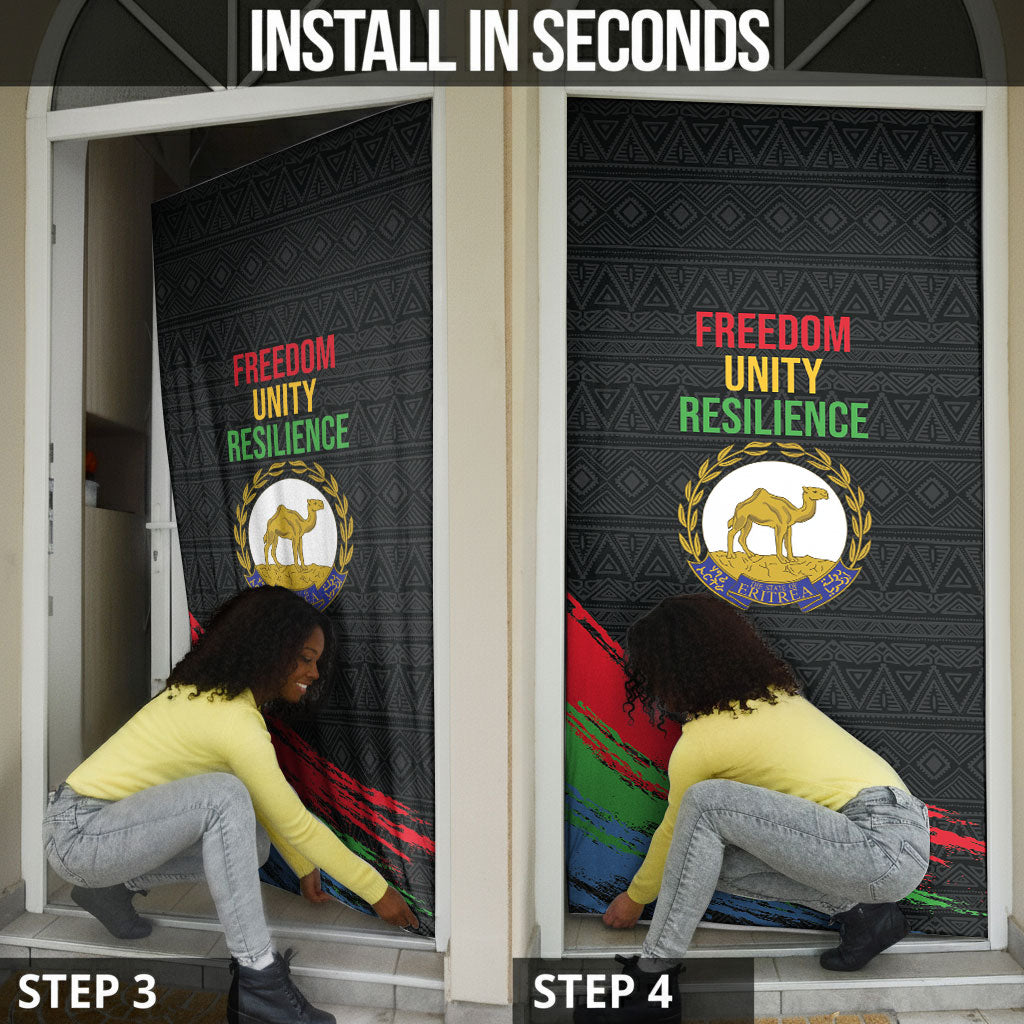Eritrea Independence Day 1991 Door Cover Honor Freedom Unity Resilience