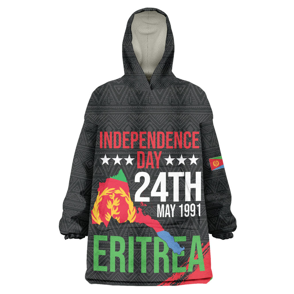 Eritrea Independence Day 1991 Kid Wearable Blanket Hoodie Honor Freedom Unity Resilience
