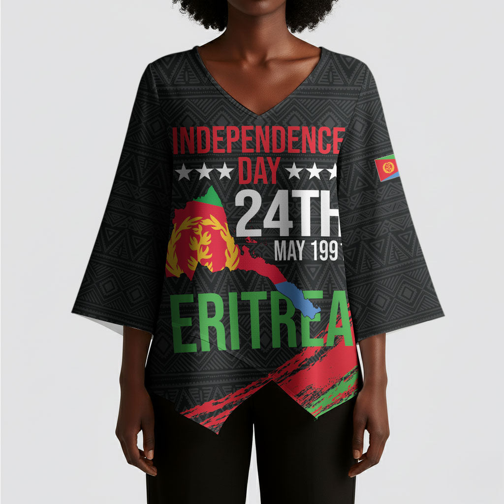 Eritrea Independence Day 1991 Kimono Sleeve Blouse Honor Freedom Unity Resilience