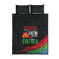 Eritrea Independence Day 1991 Quilt Bed Set Honor Freedom Unity Resilience
