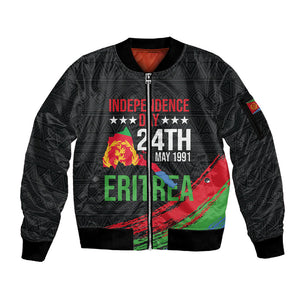 Eritrea Independence Day 1991 Sleeve Zip Bomber Jacket Honor Freedom Unity Resilience