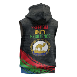 Eritrea Independence Day 1991 Sleeveless Hoodie Honor Freedom Unity Resilience