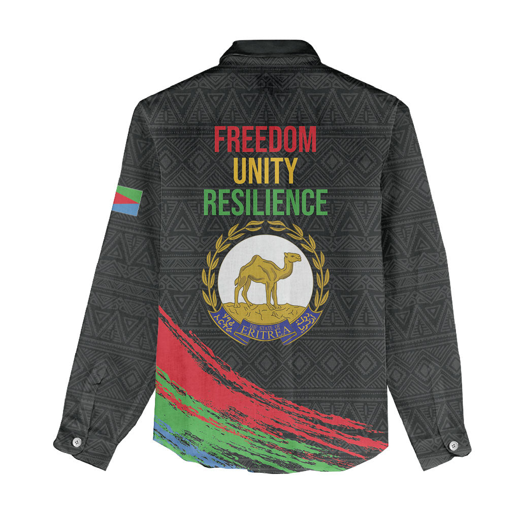 Eritrea Independence Day 1991 Women Casual Shirt Honor Freedom Unity Resilience
