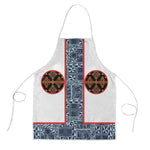 Cameroon Traditional Toghu Pattern Apron African Tribal Ndop Geometric Design