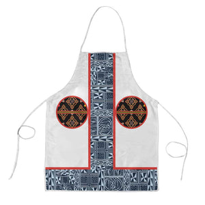 Cameroon Traditional Toghu Pattern Apron African Tribal Ndop Geometric Design
