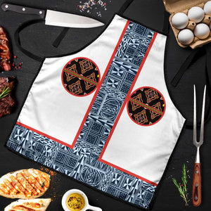 Cameroon Traditional Toghu Pattern Apron African Tribal Ndop Geometric Design