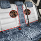 Cameroon Traditional Toghu Pattern Back Car Seat Cover African Tribal Ndop Geometric Design