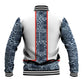 Cameroon Traditional Toghu Pattern Baseball Jacket African Tribal Ndop Geometric Design