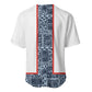 Cameroon Traditional Toghu Pattern Baseball Jersey African Tribal Ndop Geometric Design