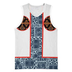 Cameroon Traditional Toghu Pattern Basketball Jersey African Tribal Ndop Geometric Design