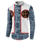 Cameroon Traditional Toghu Pattern Button Sweatshirt African Tribal Ndop Geometric Design
