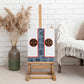 Cameroon Traditional Toghu Pattern Canvas Wall Art African Tribal Ndop Geometric Design