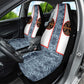 Cameroon Traditional Toghu Pattern Car Seat Cover African Tribal Ndop Geometric Design