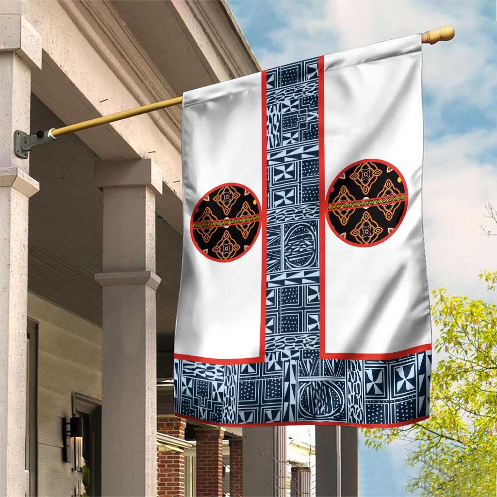 Cameroon Traditional Toghu Pattern Garden Flag African Tribal Ndop ...