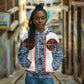 Cameroon Traditional Toghu Pattern Hoodie African Tribal Ndop Geometric Design