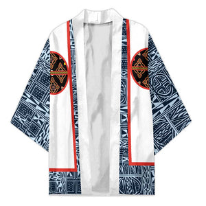 Cameroon Traditional Toghu Pattern Kimono African Tribal Ndop Geometric Design