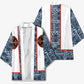 Cameroon Traditional Toghu Pattern Kimono African Tribal Ndop Geometric Design