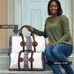 Cameroon Traditional Toghu Pattern Travel Bag African Tribal Ndop Geometric Design