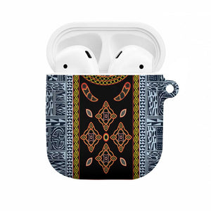 Cameroon Bamileke Toghu Pattern AirPods Case Bamenda Royal Cultural Design