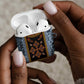 Cameroon Bamileke Toghu Pattern AirPods Case Bamenda Royal Cultural Design