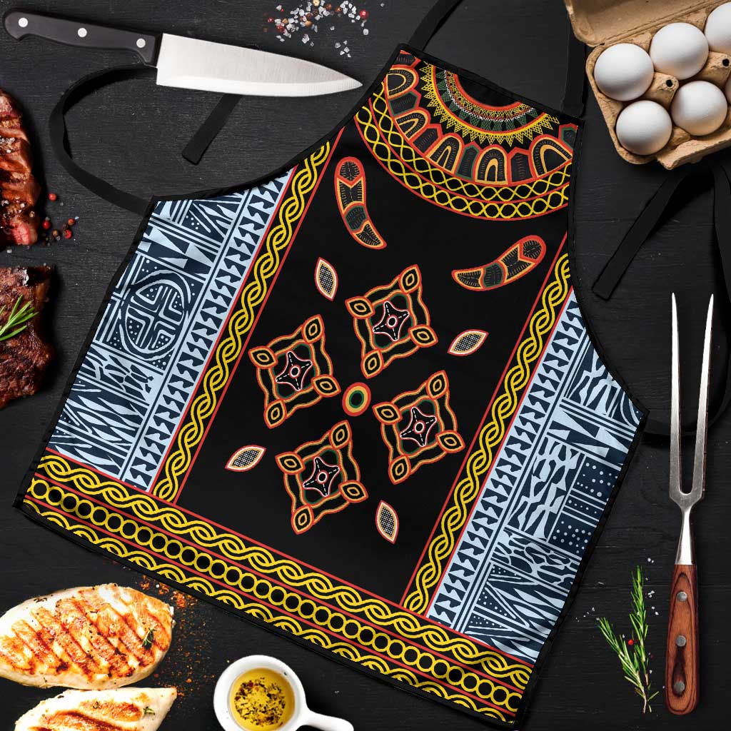 Cameroon Bamileke Toghu Pattern Apron Bamenda Royal Cultural Design