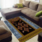 Cameroon Bamileke Toghu Pattern Area Rug Bamenda Royal Cultural Design