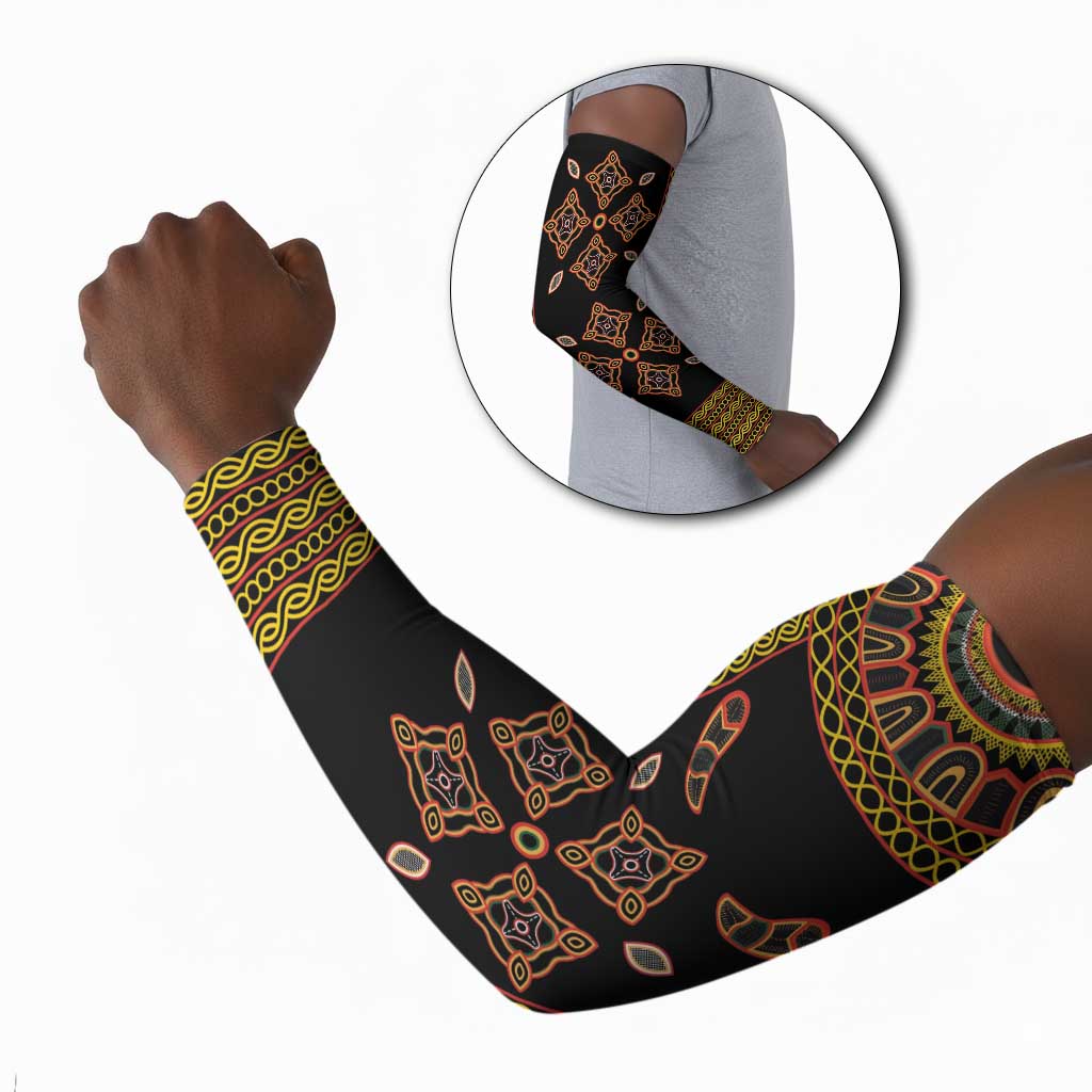 Cameroon Bamileke Toghu Pattern Arm Sleeves Bamenda Royal Cultural ...