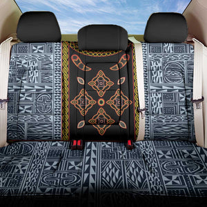 Cameroon Bamileke Toghu Pattern Back Car Seat Cover Bamenda Royal Cultural Design