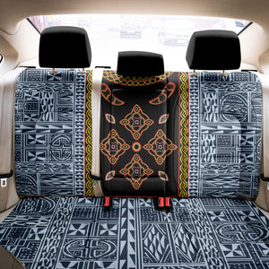 Cameroon Bamileke Toghu Pattern Back Car Seat Cover Bamenda Royal Cultural Design