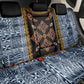 Cameroon Bamileke Toghu Pattern Back Car Seat Cover Bamenda Royal Cultural Design