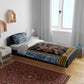 Cameroon Bamileke Toghu Pattern Bedding Set Bamenda Royal Cultural Design