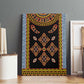 Cameroon Bamileke Toghu Pattern Canvas Wall Art Bamenda Royal Cultural Design