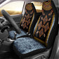 Cameroon Bamileke Toghu Pattern Car Seat Cover Bamenda Royal Cultural Design