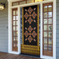 Cameroon Bamileke Toghu Pattern Door Cover Bamenda Royal Cultural Design