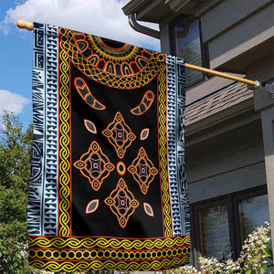 Cameroon Bamileke Toghu Pattern Garden Flag Bamenda Royal Cultural Design