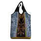 Cameroon Bamileke Toghu Pattern Grocery Bag Bamenda Royal Cultural Design