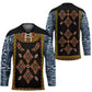 Cameroon Bamileke Toghu Pattern Hockey Jersey Bamenda Royal Cultural Design