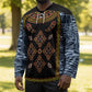 Cameroon Bamileke Toghu Pattern Hockey Jersey Bamenda Royal Cultural Design