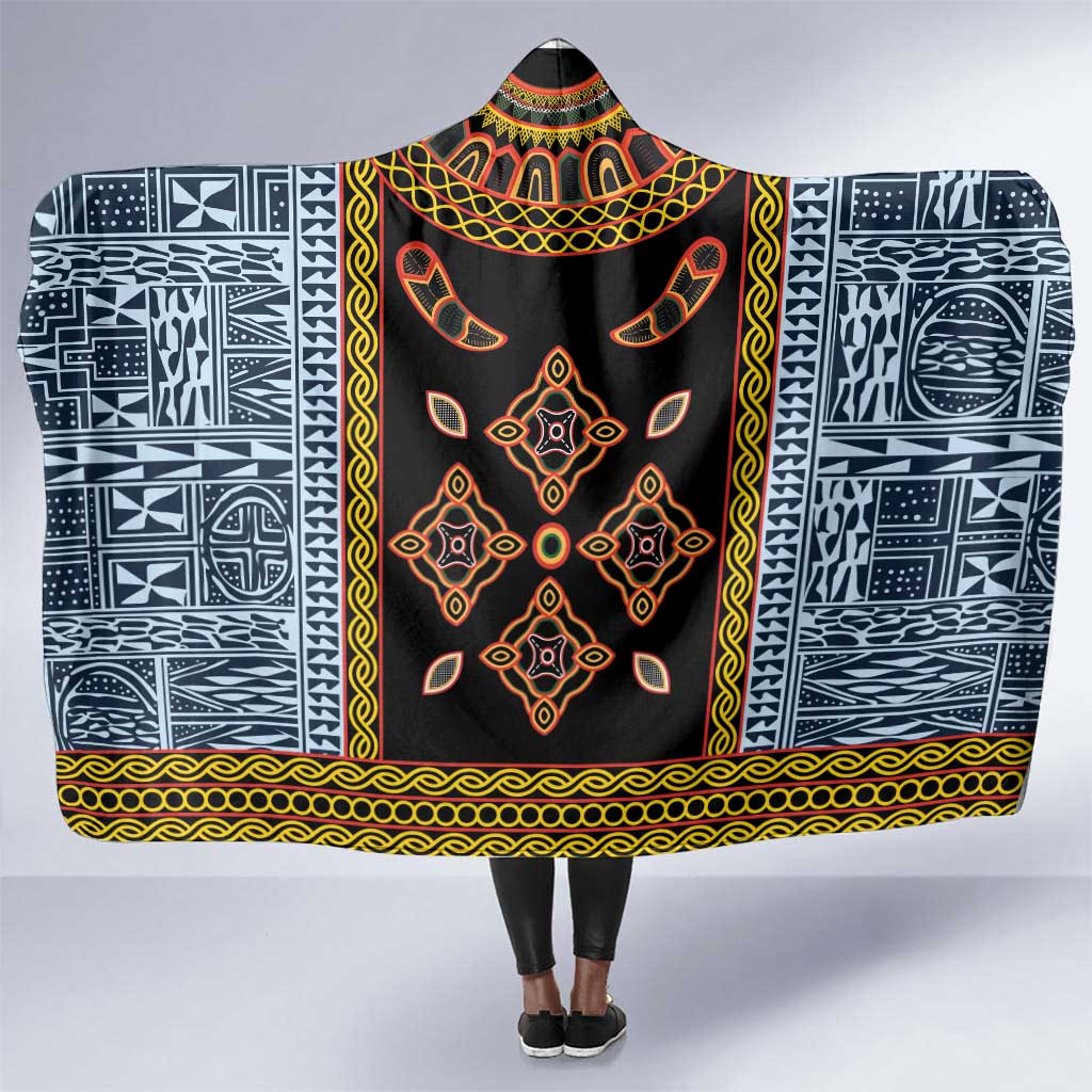 Cameroon Bamileke Toghu Pattern Hooded Blanket Bamenda Royal Cultural ...