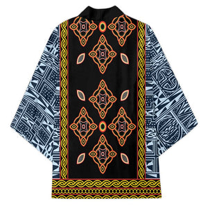 Cameroon Bamileke Toghu Pattern Kimono Bamenda Royal Cultural Design