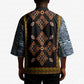 Cameroon Bamileke Toghu Pattern Kimono Bamenda Royal Cultural Design