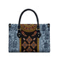 Cameroon Bamileke Toghu Pattern Leather Bag Bamenda Royal Cultural Design