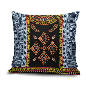 Cameroon Bamileke Toghu Pattern Pillow Cover Bamenda Royal Cultural Design