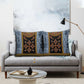 Cameroon Bamileke Toghu Pattern Pillow Cover Bamenda Royal Cultural Design
