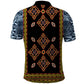 Cameroon Bamileke Toghu Pattern Polo Shirt Bamenda Royal Cultural Design